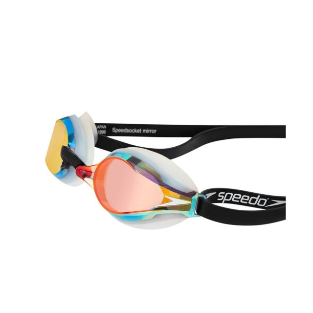 speedo competition goggles Speedo Fastskin Speedsocket2 Racing Goggles White/Mirror